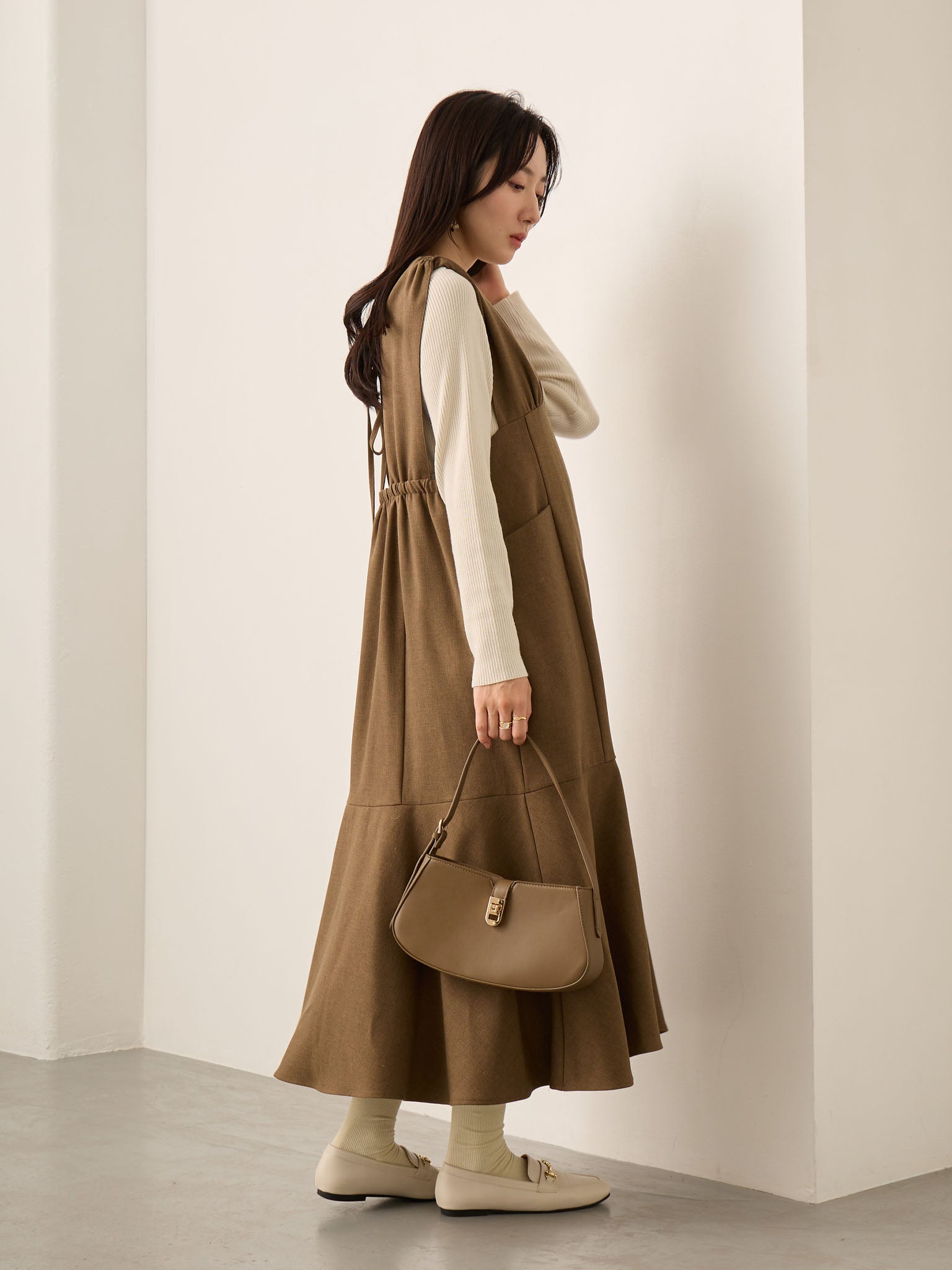 ツイードジャンパースカート Brown – honono for mom&baby