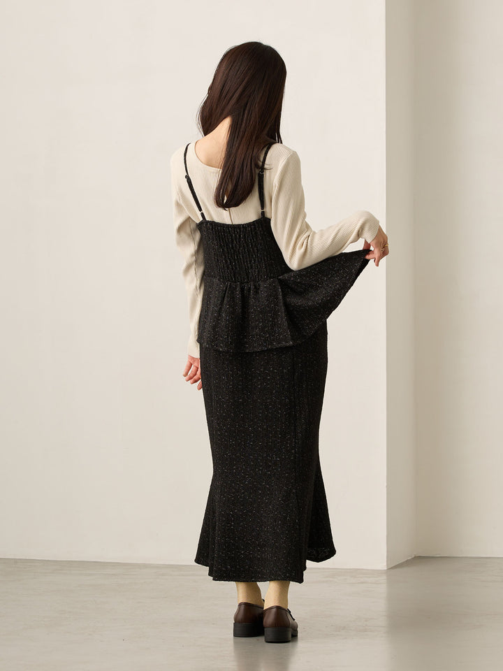 2wayペプラムニット Ecru