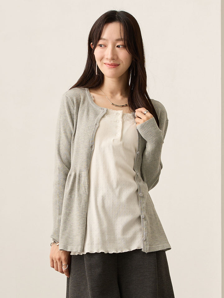 蕾丝方形内衣 白色