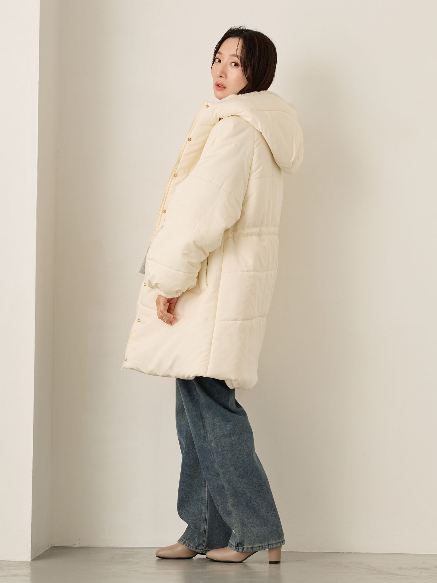 ダッカー付き中綿アウター Ecru – honono for mom&baby