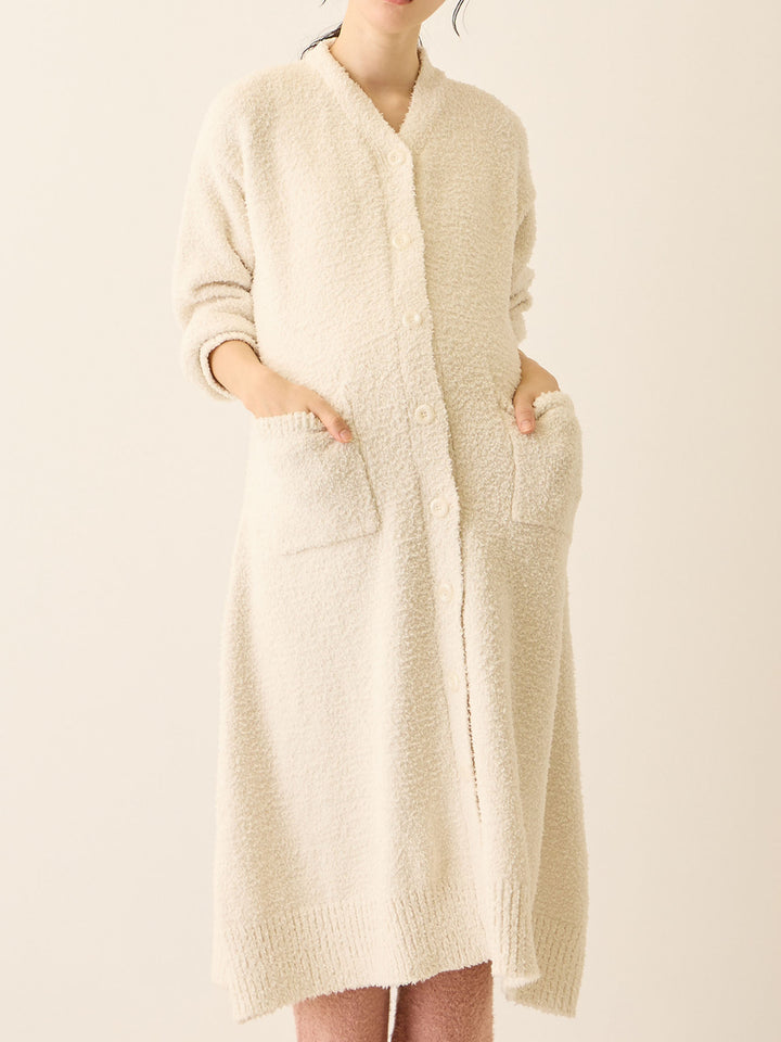 ふわふわカーディガンワンピース Ivory
