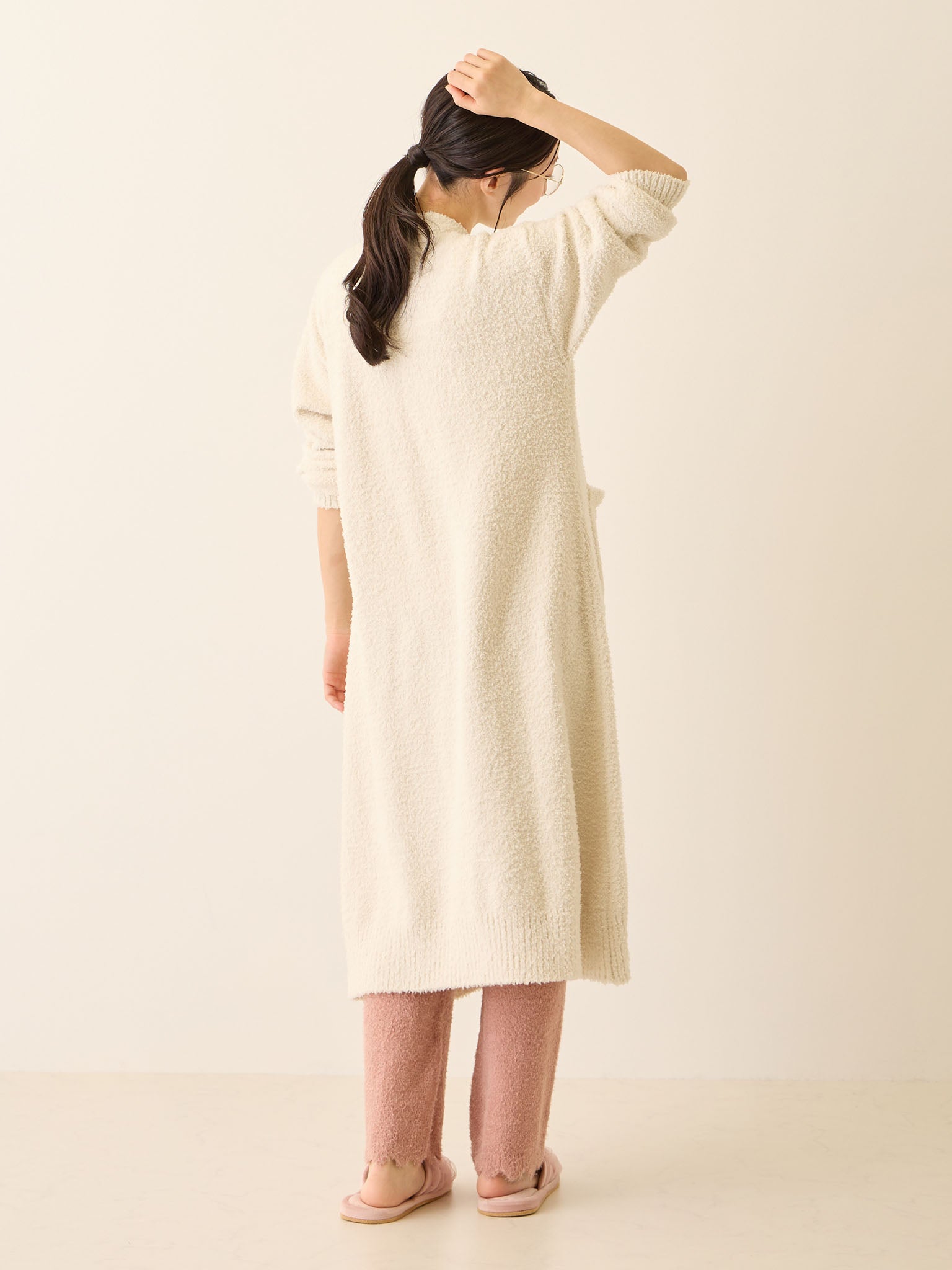 ふわふわカーディガンワンピース Ivory – honono for mom&baby