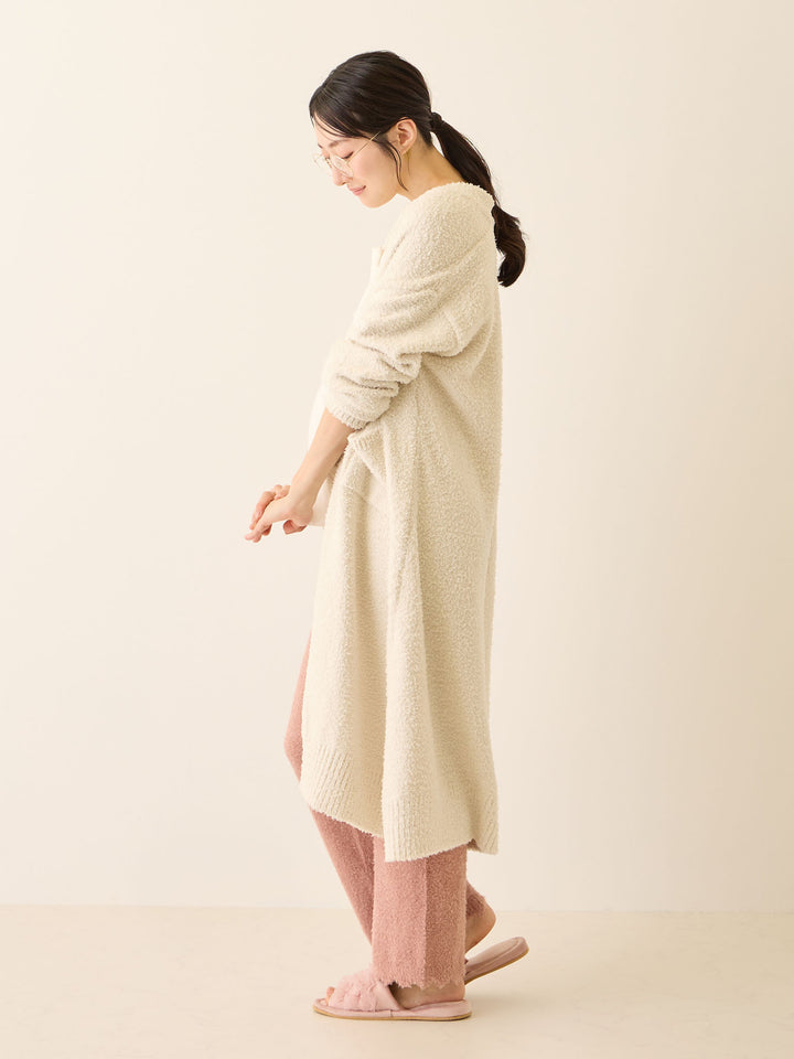 ふわふわカーディガンワンピース Ivory