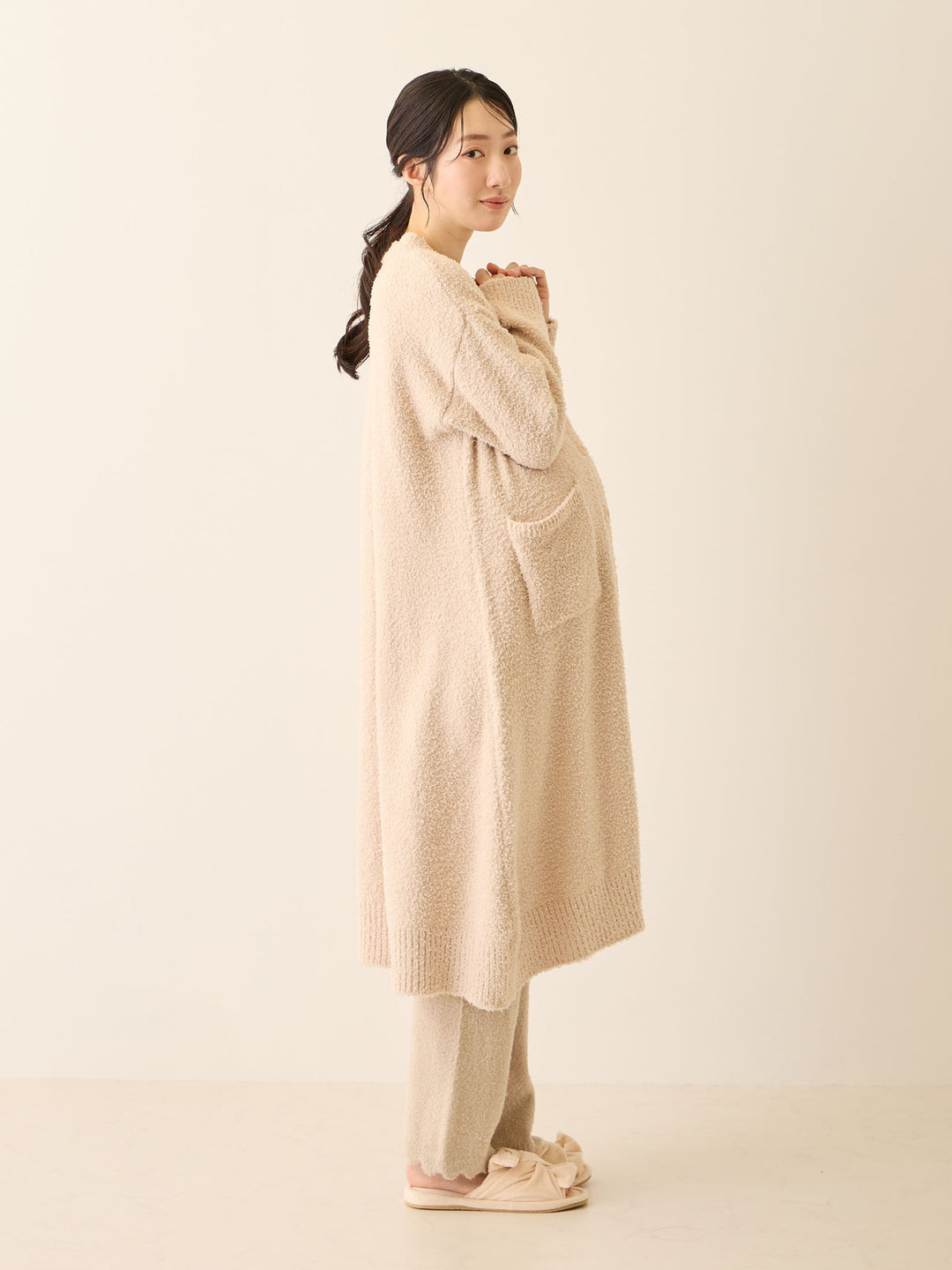 ふわふわルームレギンス Beige