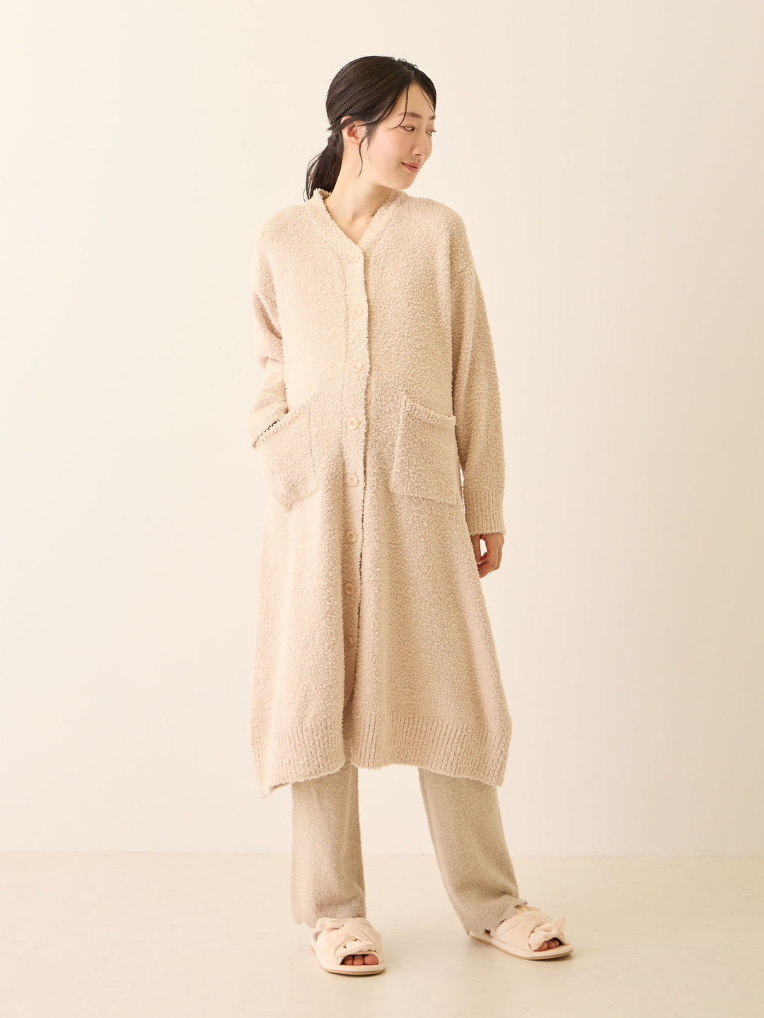 ふわふわルームレギンス Beige