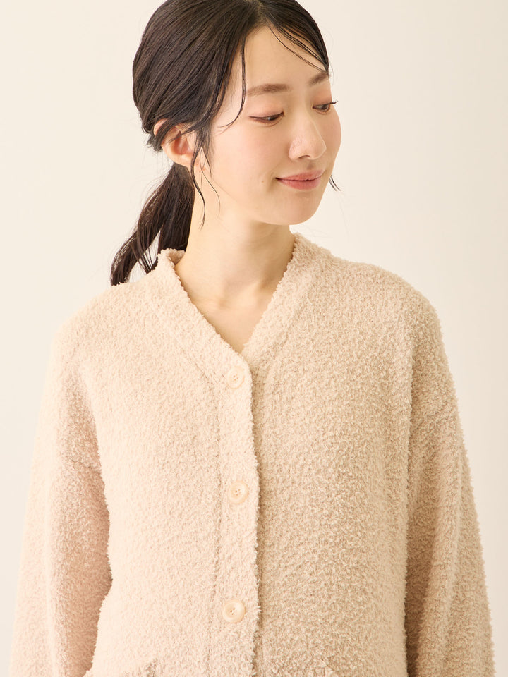 ふわふわカーディガンワンピース Ivory
