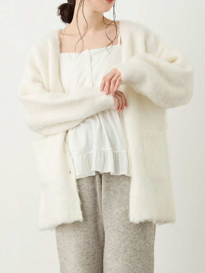 裾フリルキャミ White