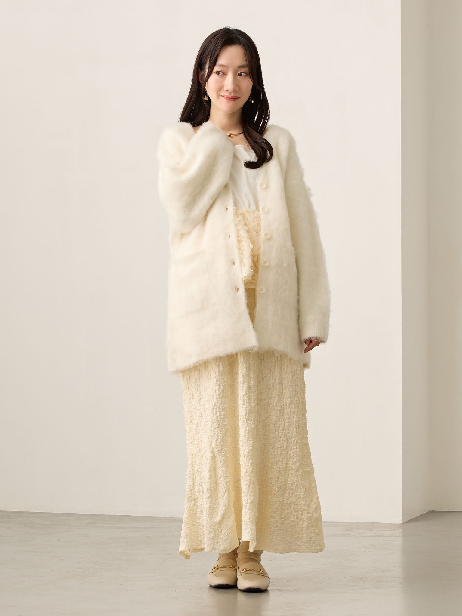 ストレッチマーメイドスカート Ivory – honono for mom&baby