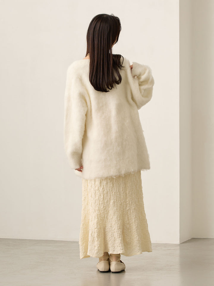 弹力美人鱼裙 象牙色