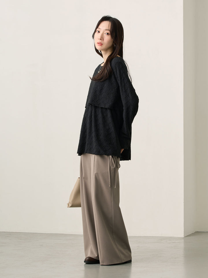 メローデザイントップス Black