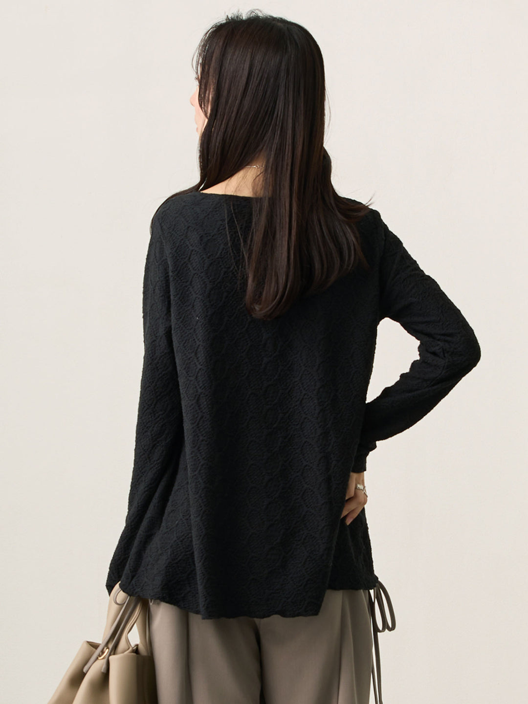 メローデザイントップス Black