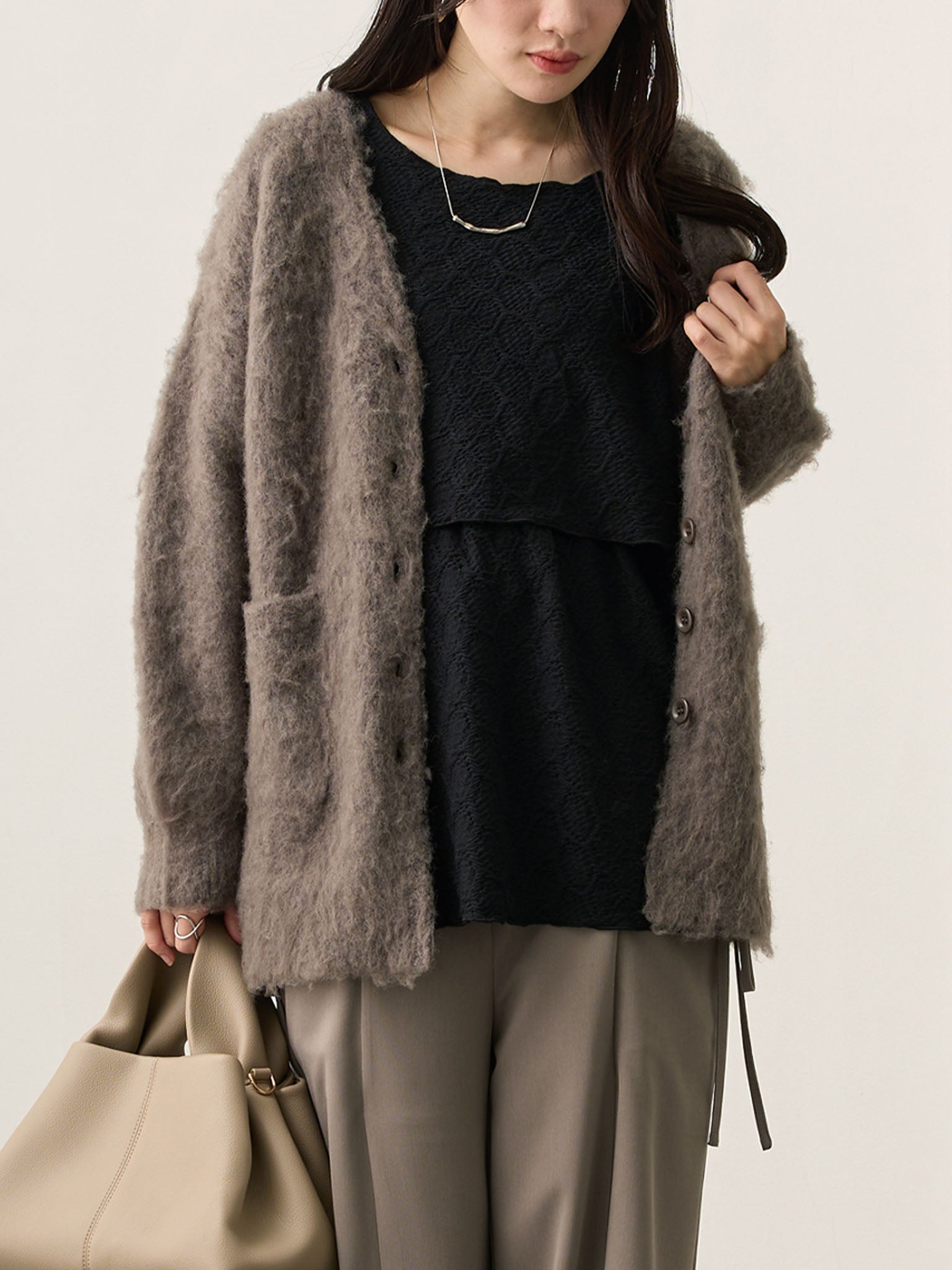 メローデザイントップス Black – honono for mom&baby