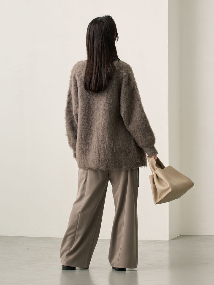 ふわシャギーカーディガン Gray