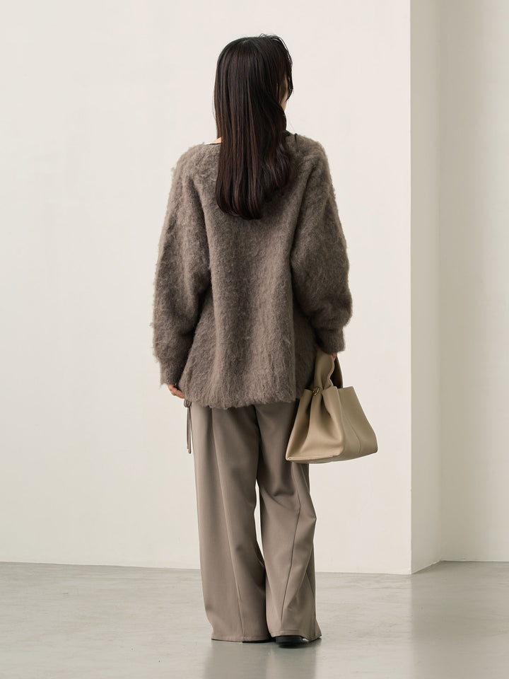 ふわシャギーカーディガン Gray