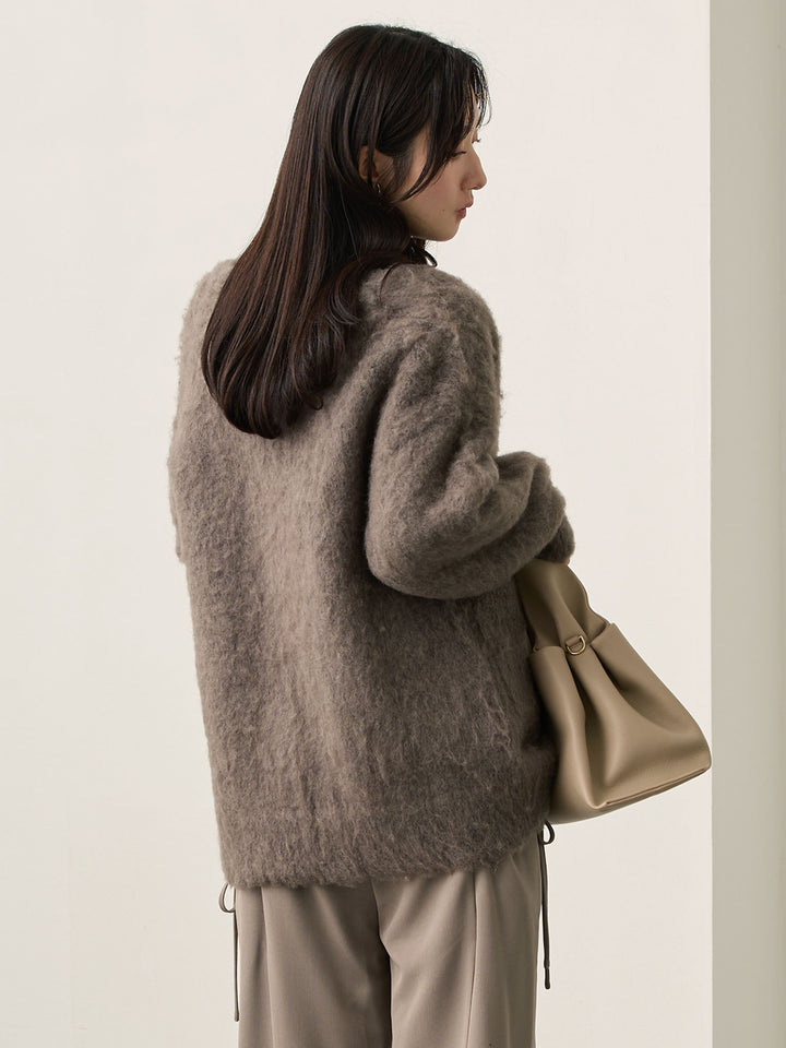 ふわシャギーカーディガン Gray