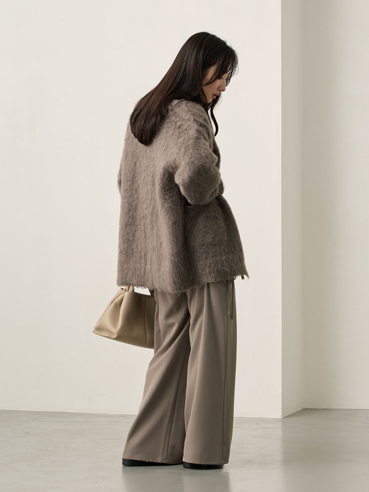 ふわシャギーカーディガン Gray