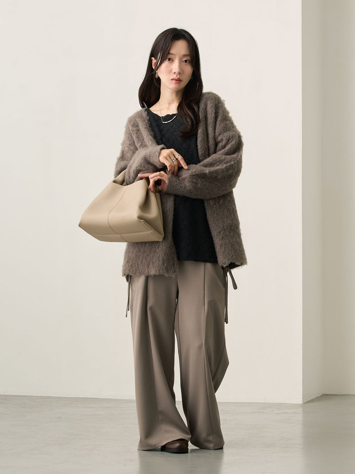 ふわシャギーカーディガン Gray