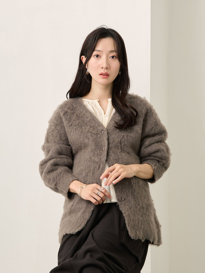 ギャザーチュニックブラウス White