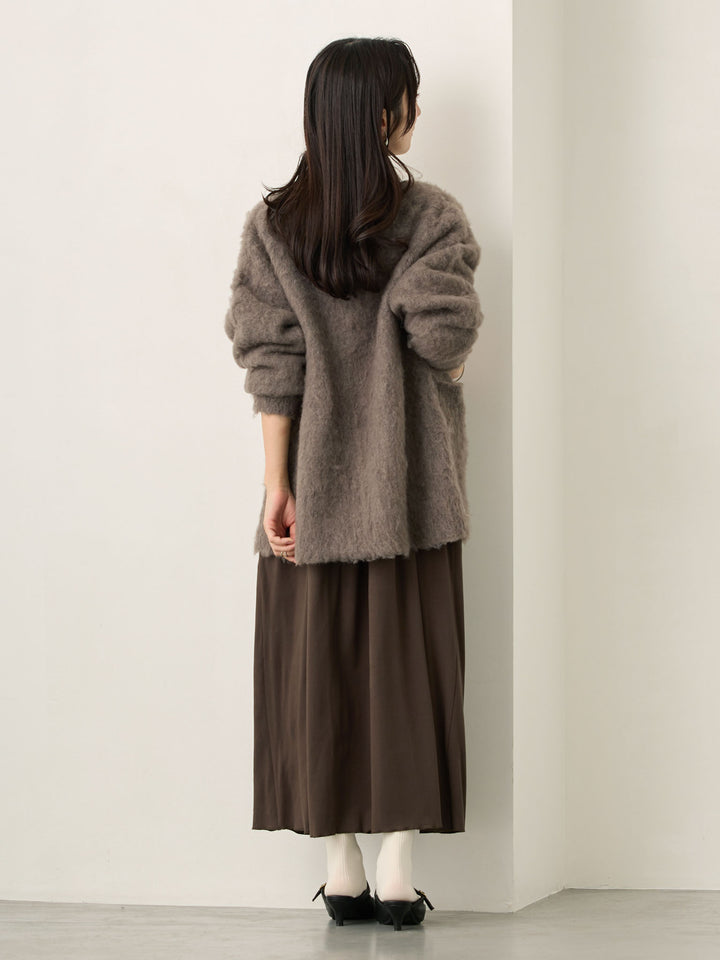 ふわシャギーカーディガン Gray