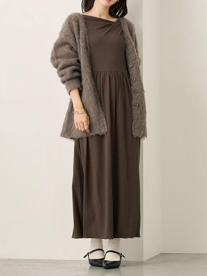 ふわシャギーカーディガン Gray