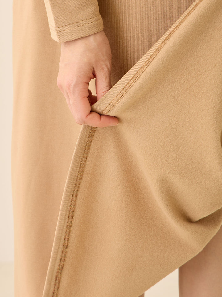 ビスチェドッキング起毛ワンピース Beige