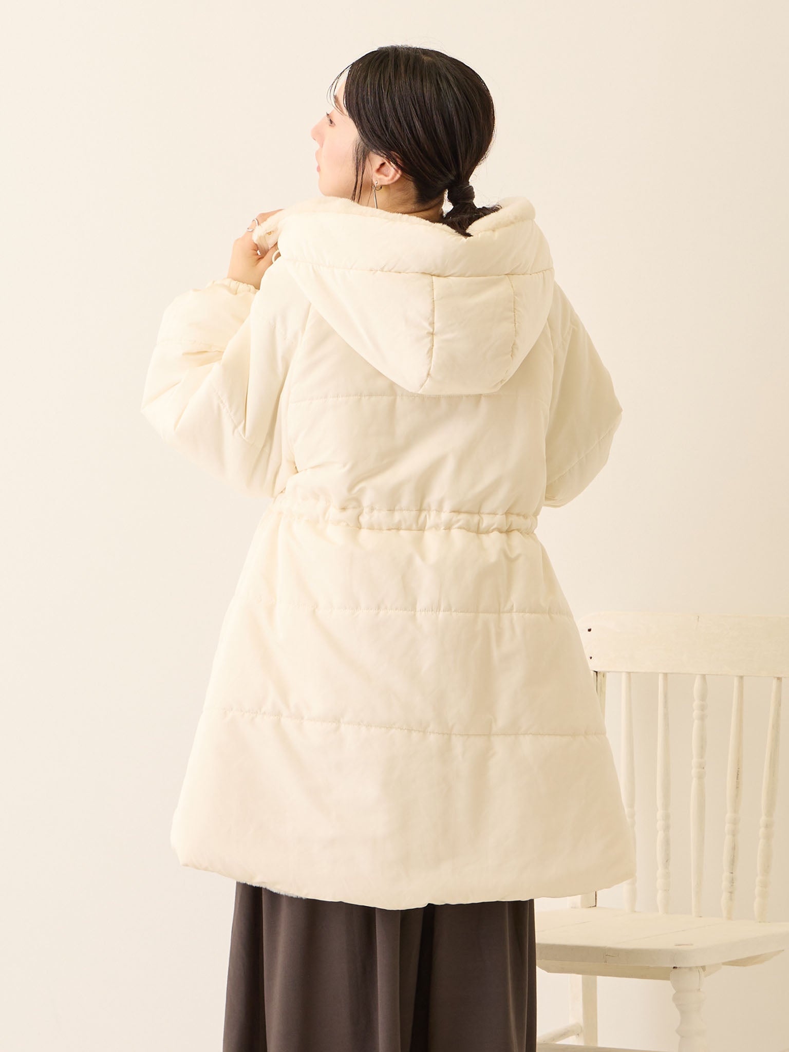 ダッカー付き中綿アウター Ecru – honono for mom&baby