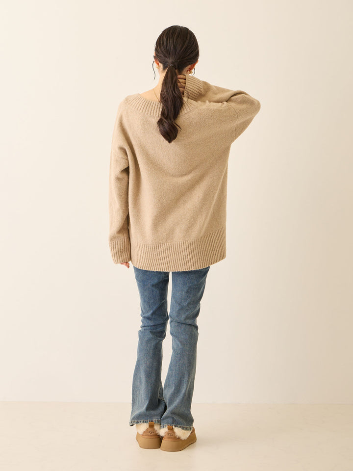 マタニティフレアデニム Blue