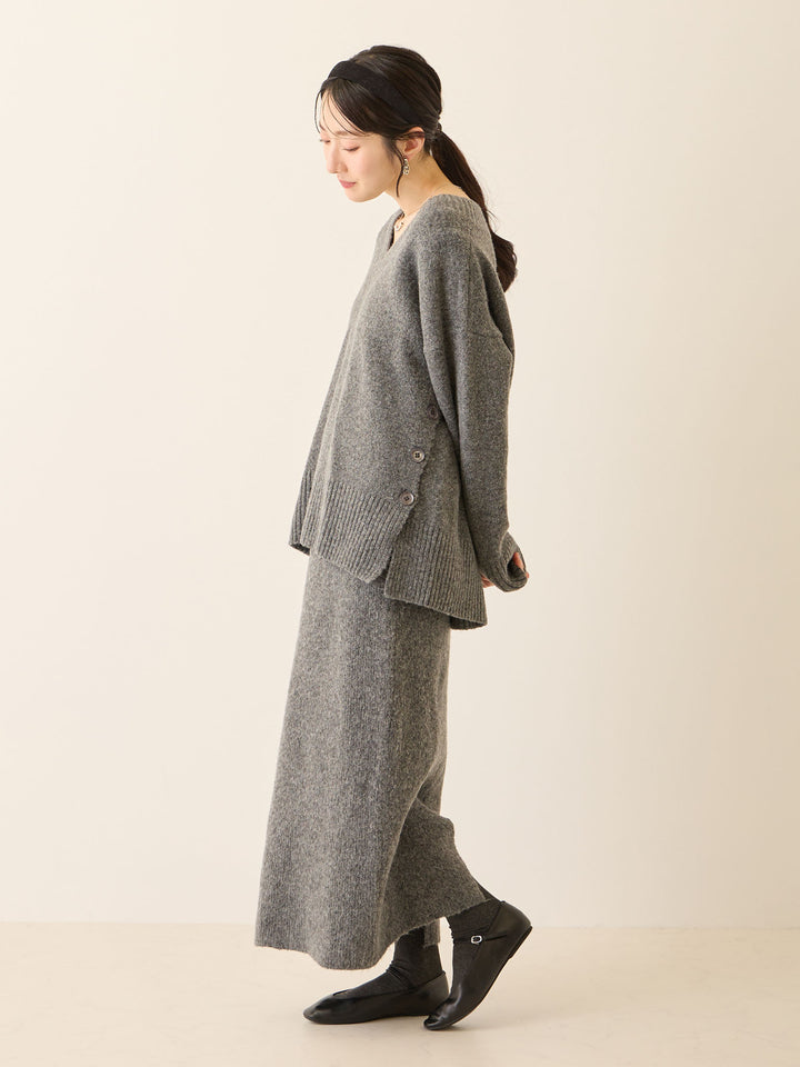 ニットタイトスカート Gray