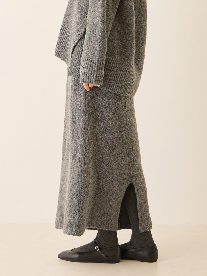 ニットタイトスカート Gray