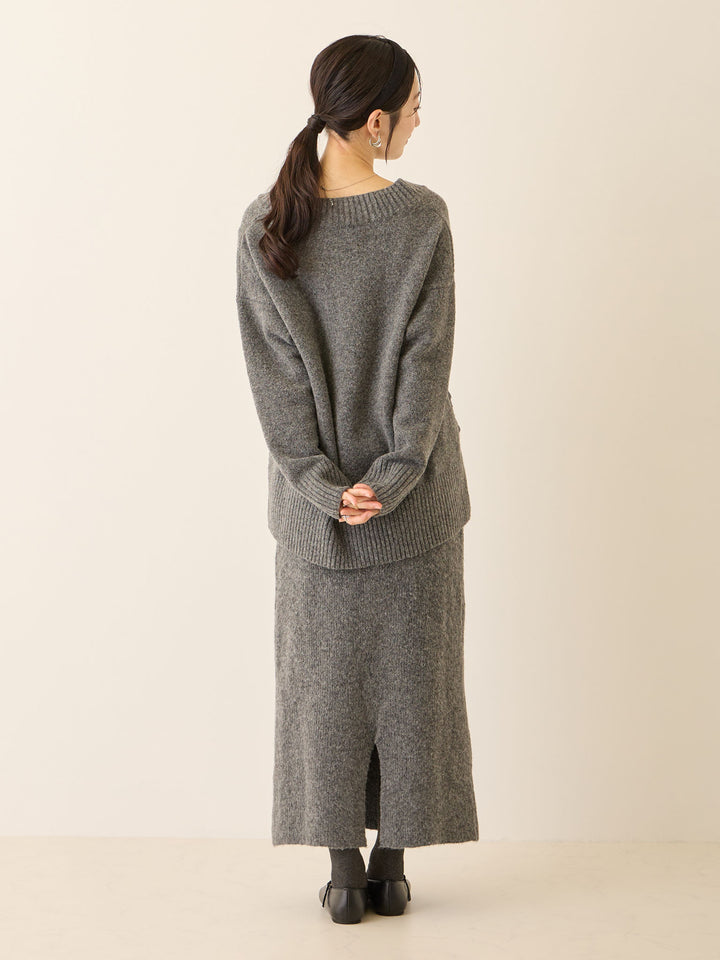 ニットタイトスカート Gray