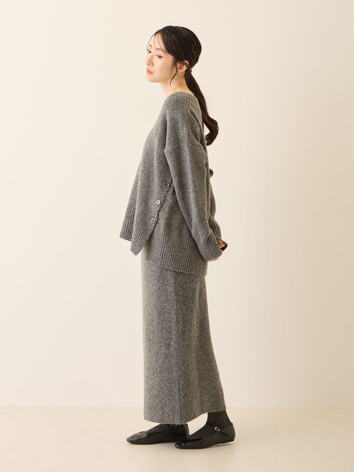 ニットタイトスカート Gray