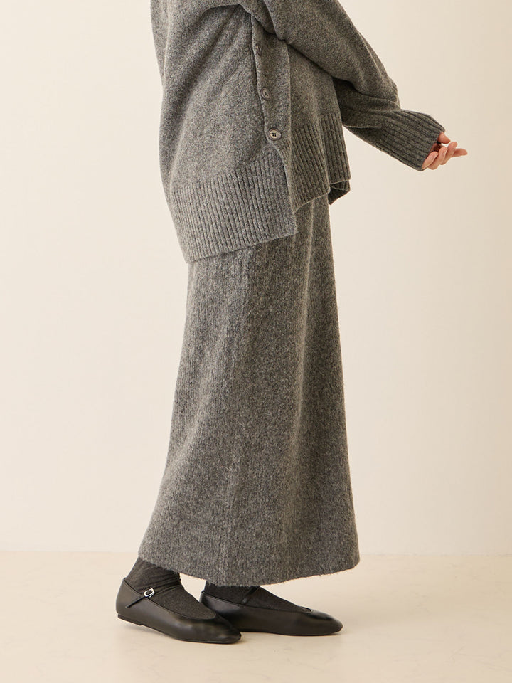ニットタイトスカート Gray
