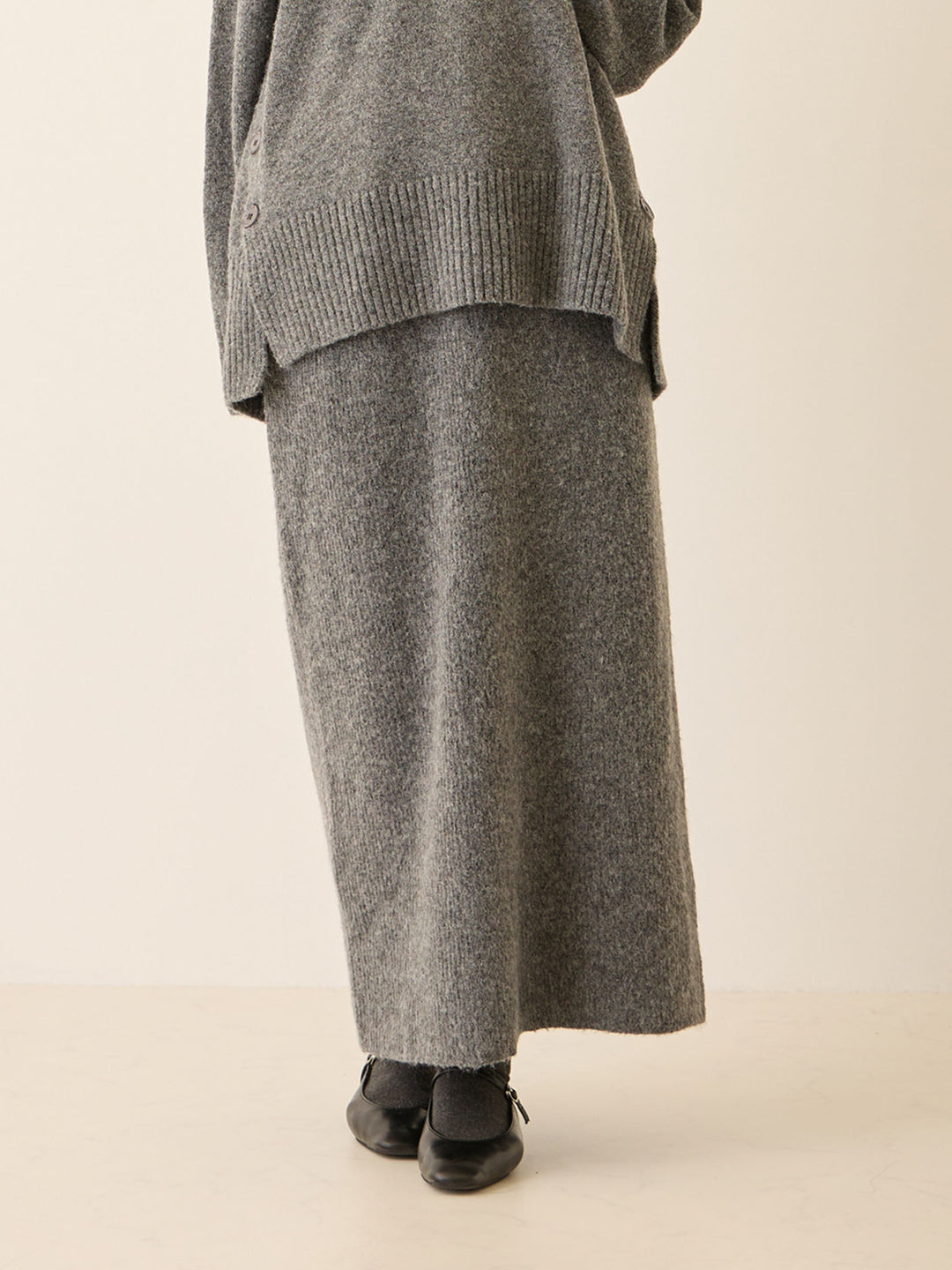 ニットタイトスカート Gray