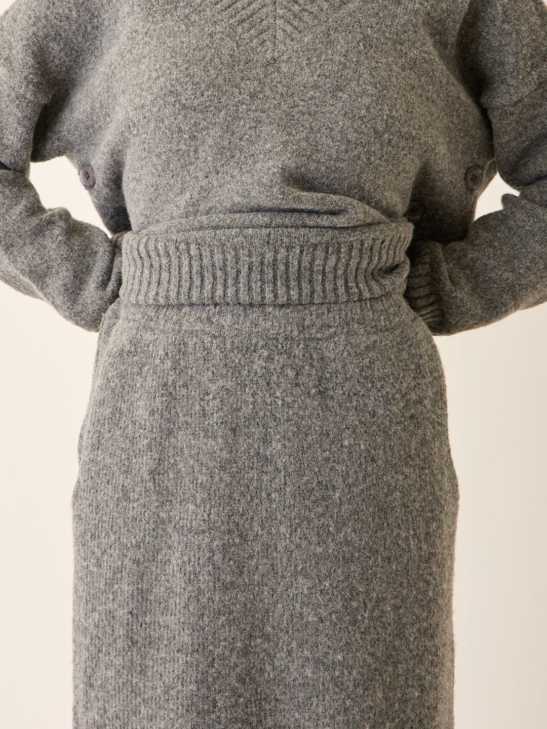 ニットタイトスカート Beige