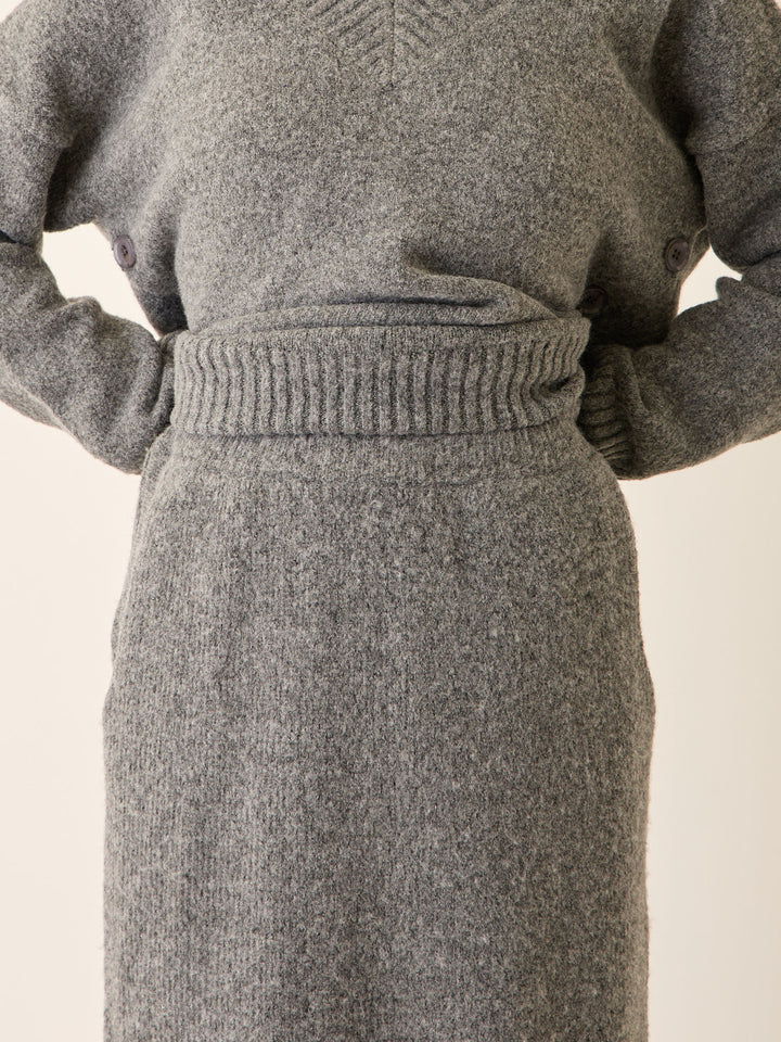 ニットタイトスカート Beige