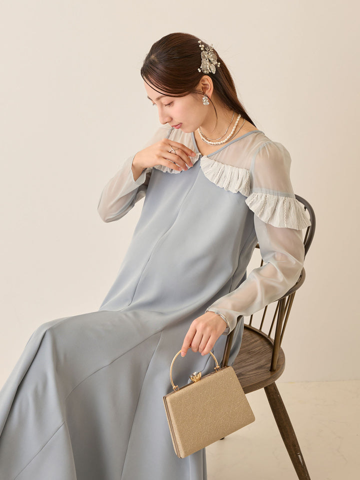 パフチュールドレス Blue