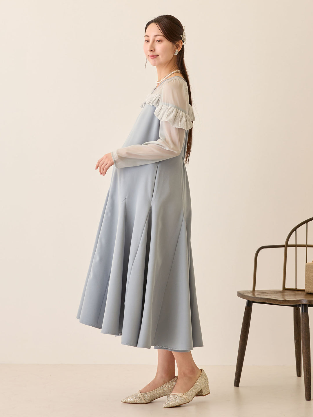 パフチュールドレス Blue