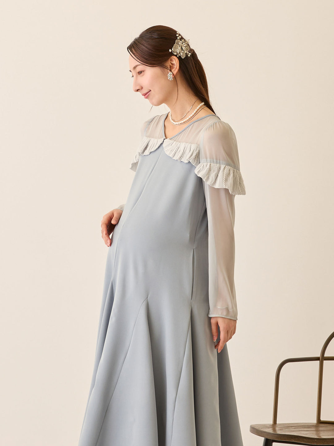 パフチュールドレス Blue