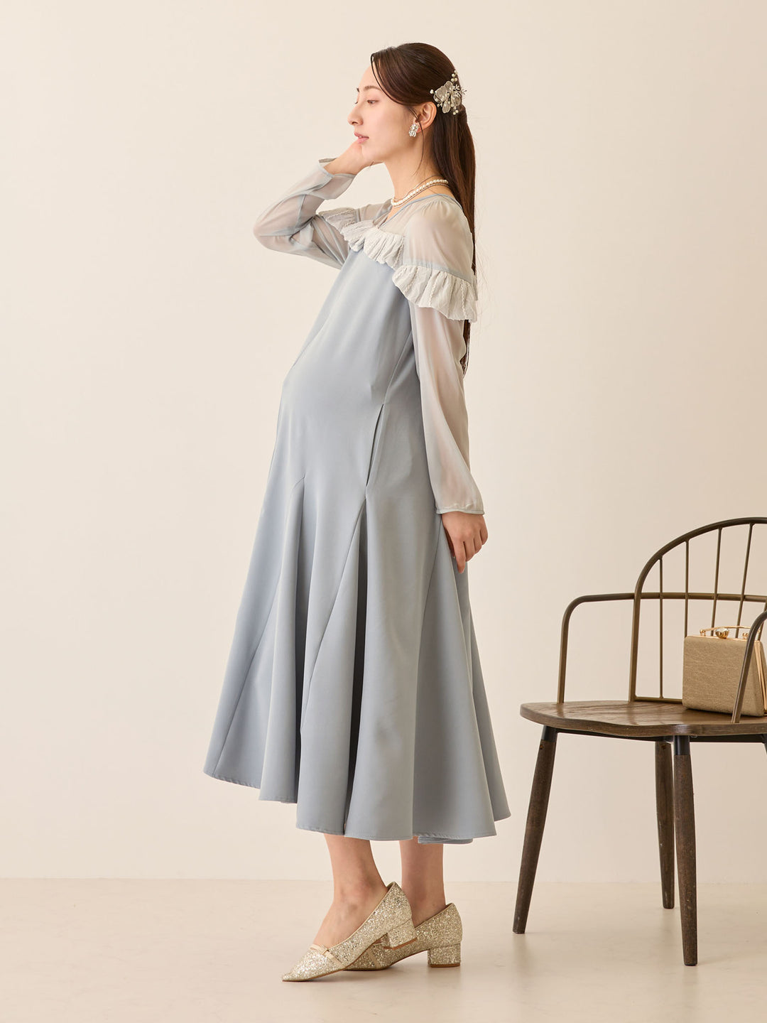 パフチュールドレス Blue