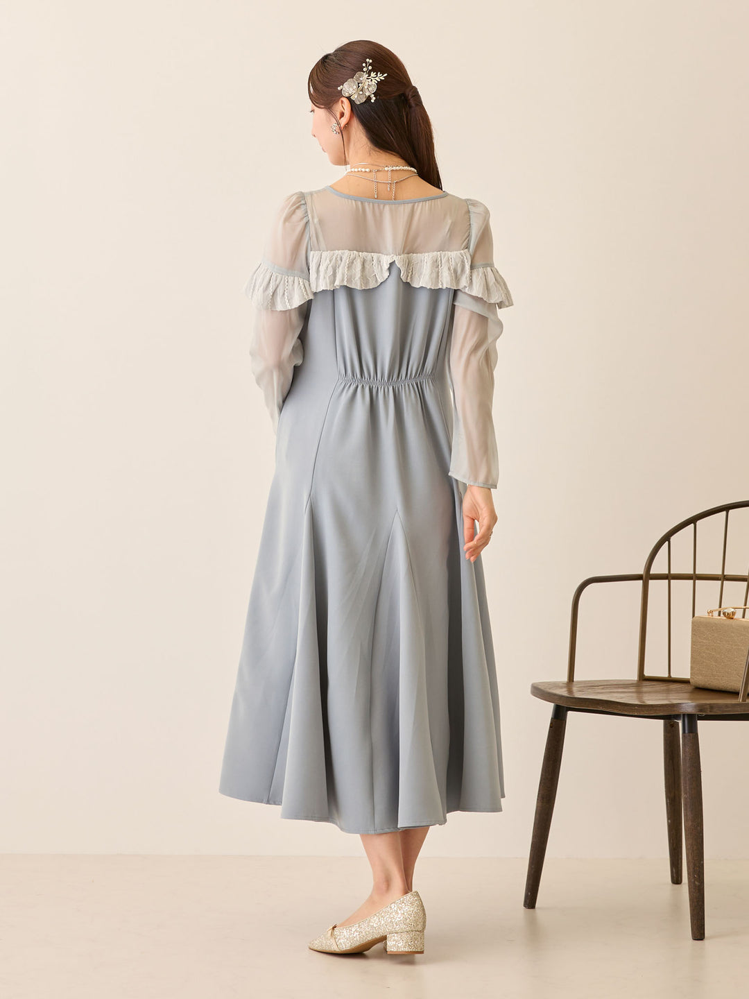 パフチュールドレス Blue