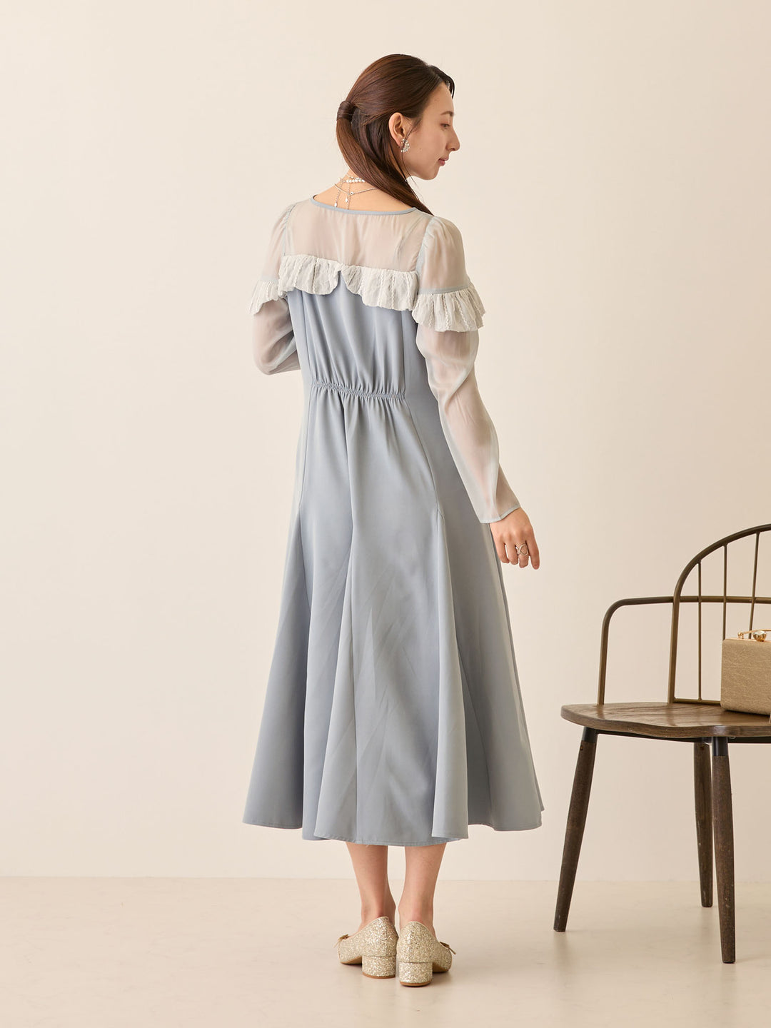 パフチュールドレス Blue