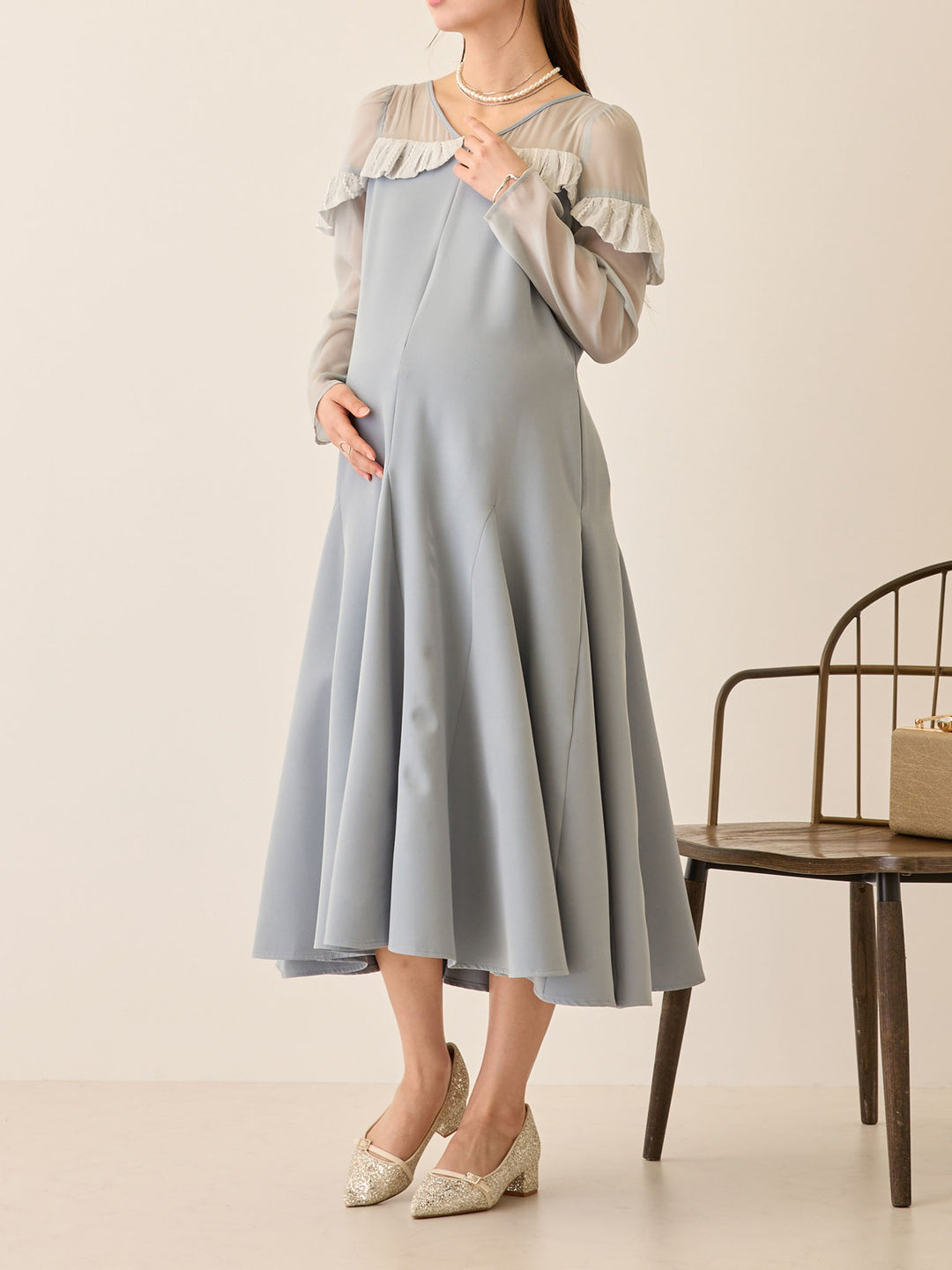 パフチュールドレス Blue