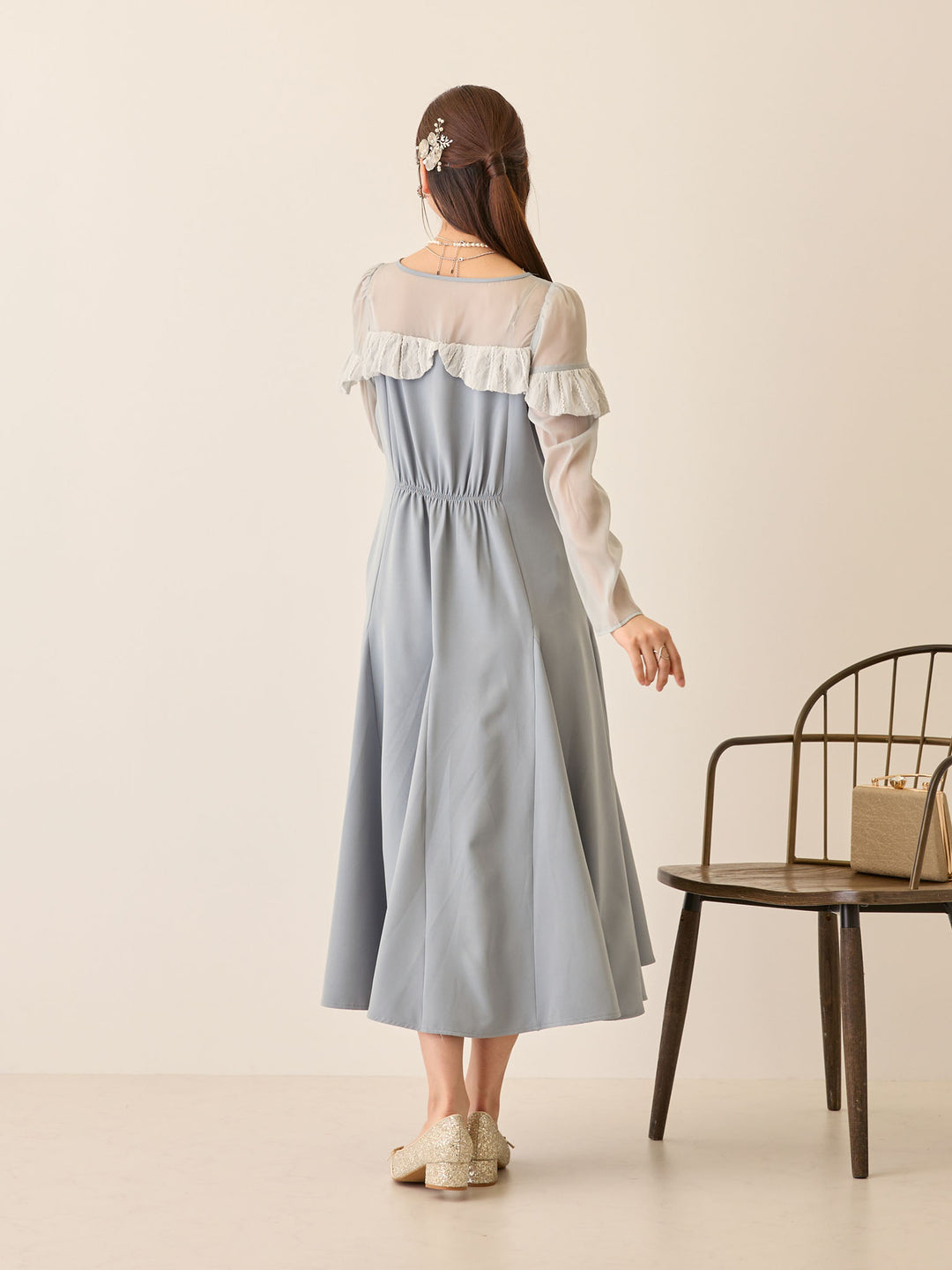 パフチュールドレス Blue