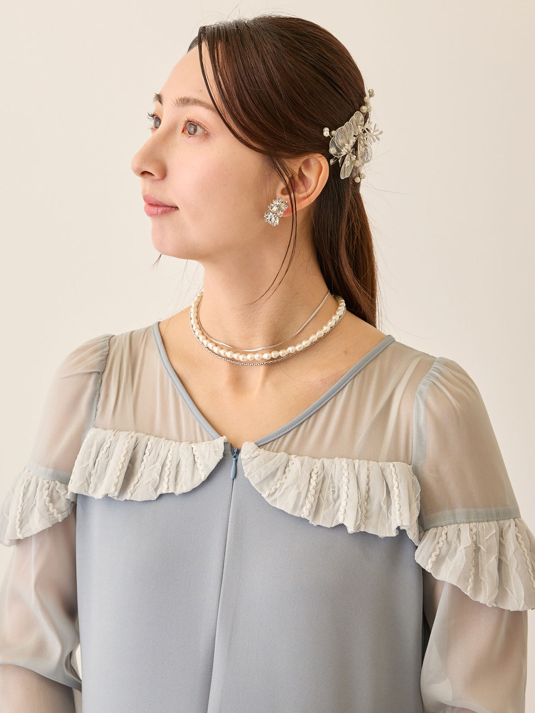 パフチュールドレス Blue