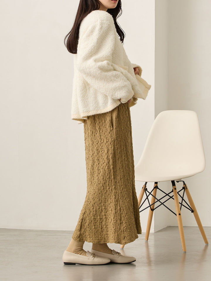 ストレッチマーメイドスカート Khaki