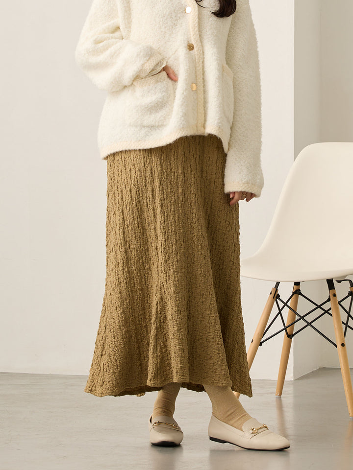 ストレッチマーメイドスカート Khaki