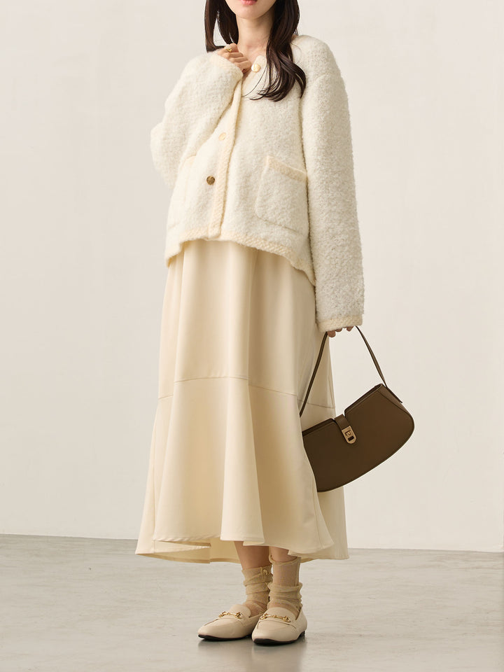 セレモニー対応・マーメイドワンピース Ivory