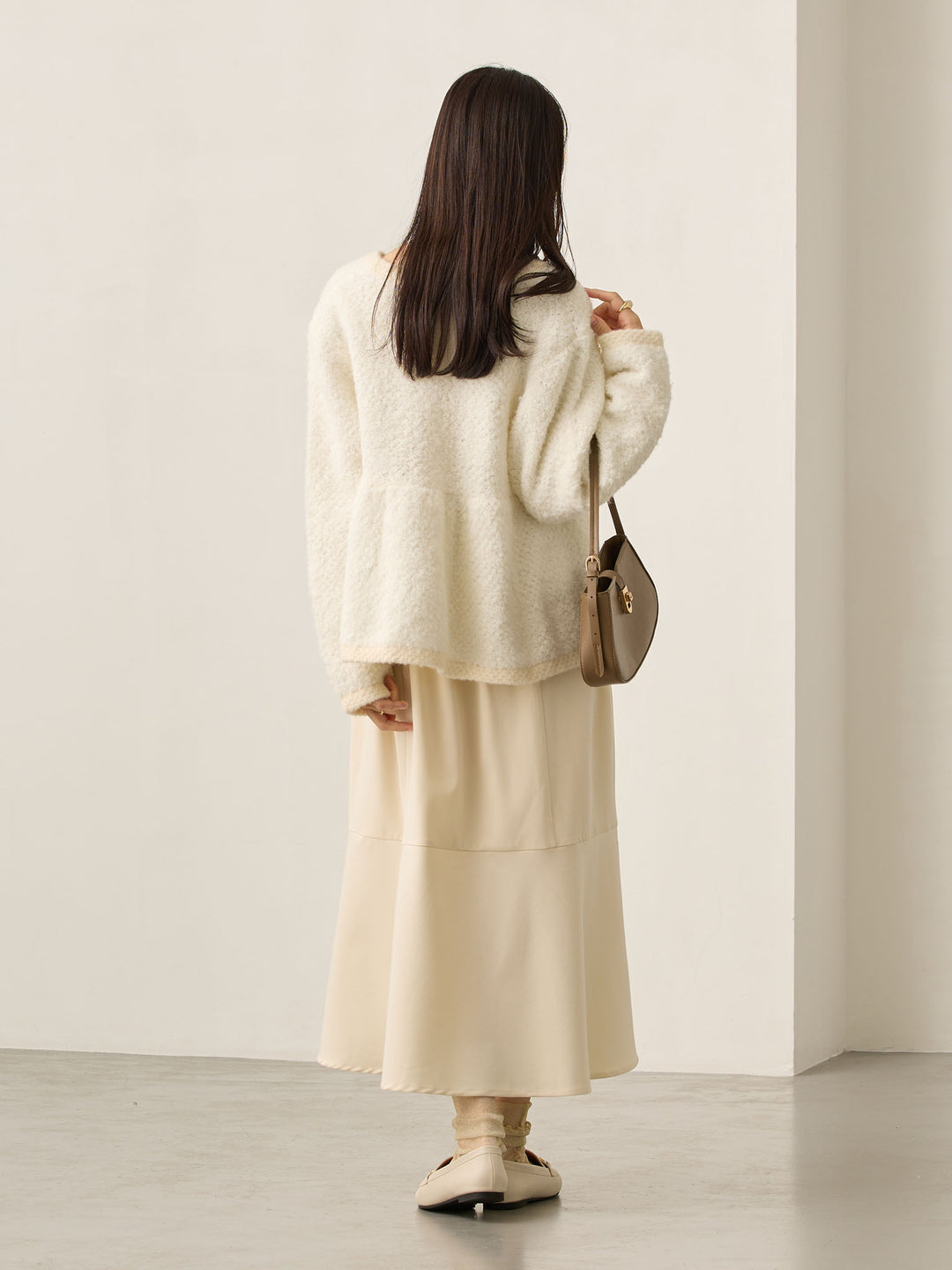 セレモニー対応・マーメイドワンピース Ivory