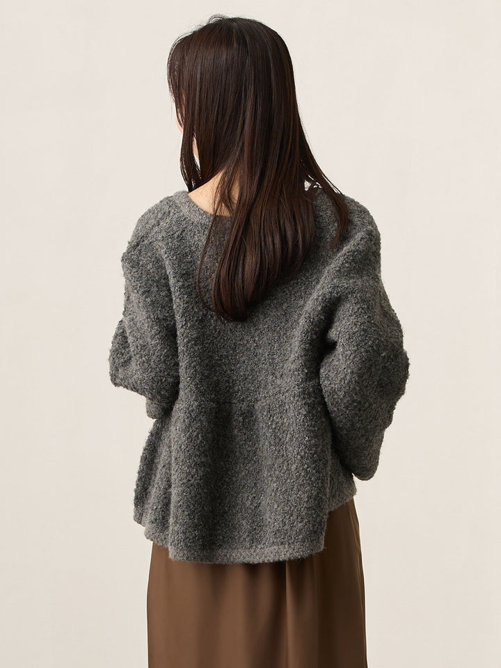 针织外套 灰色