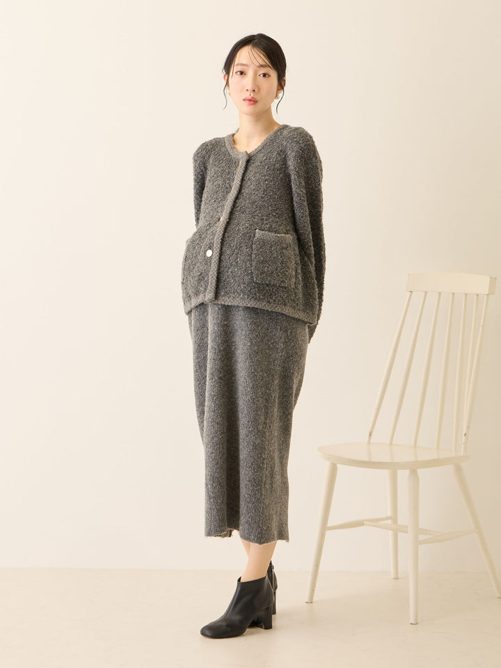 ニットタイトスカート Gray